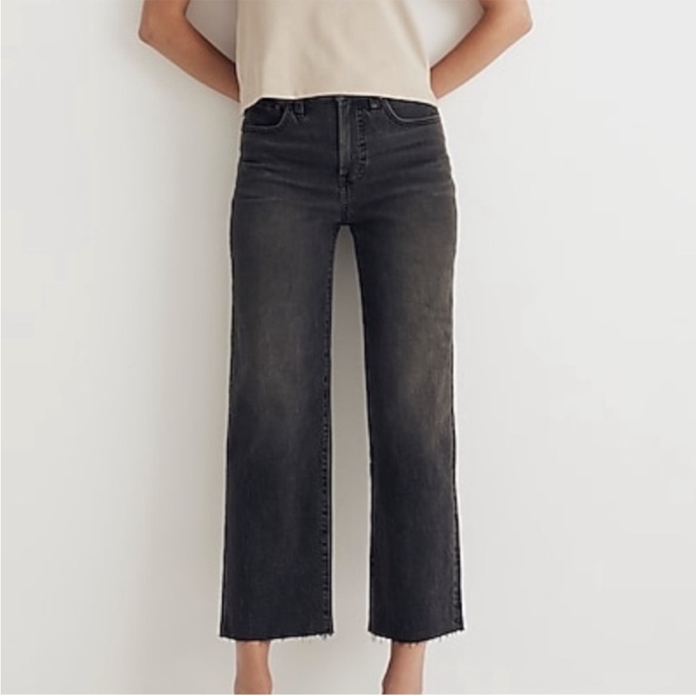 The Perfect Vintage Wide-Leg Crop Jeans size 28